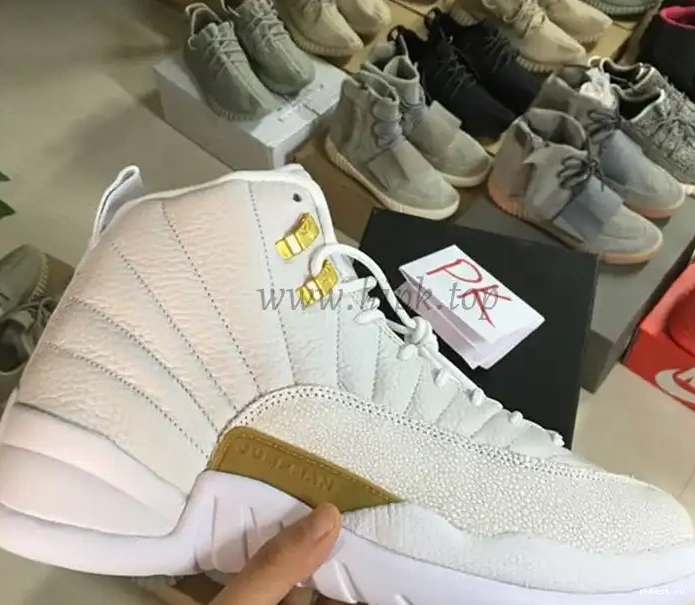 Authentic Air （Nike Release pairs） Version White Jordan 12 OVO 0502